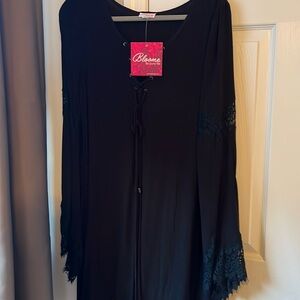 New with tags black Bloome boho dress size medium